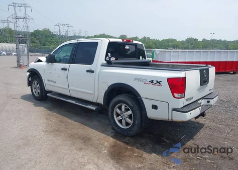 2011 Nissan Titan Pro-4X from USA, damaged, VIN 1N6AA0EC7BN305065